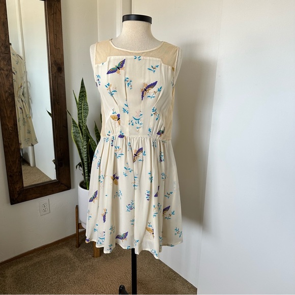 NWT Anna Studio France Tallulah Silk Dress M - Picture 1 of 5